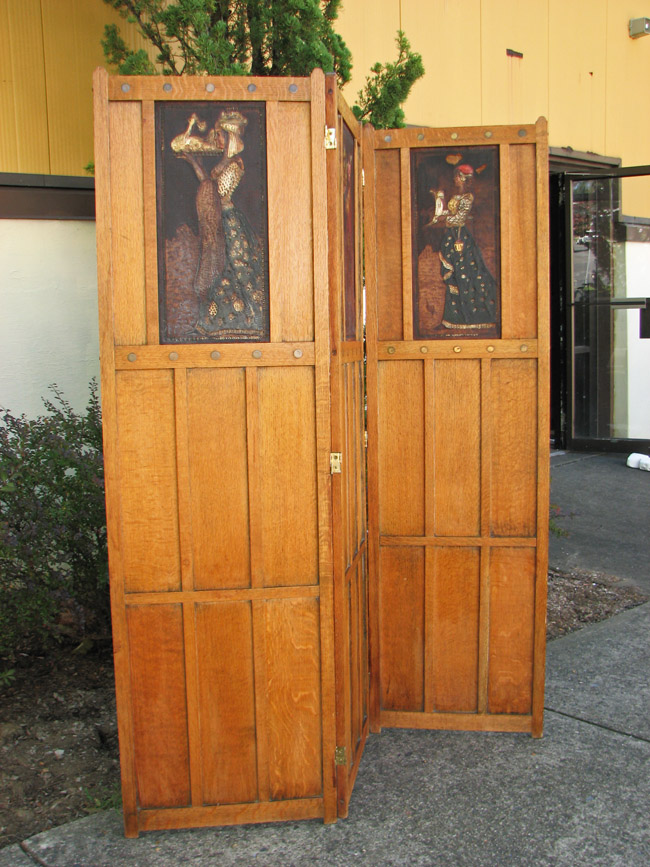 Rare Arts & Crafts Room Divider F9821 joenevo