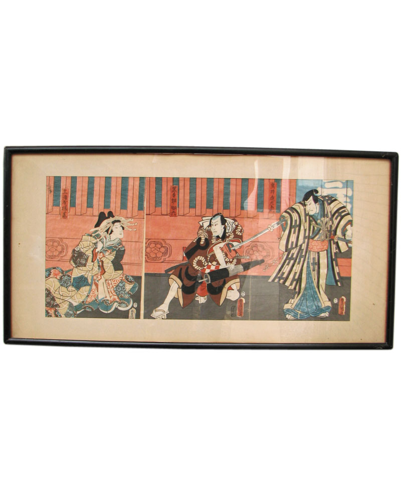 Arts & Crafts Woodblock Print F9865_3 joenevo