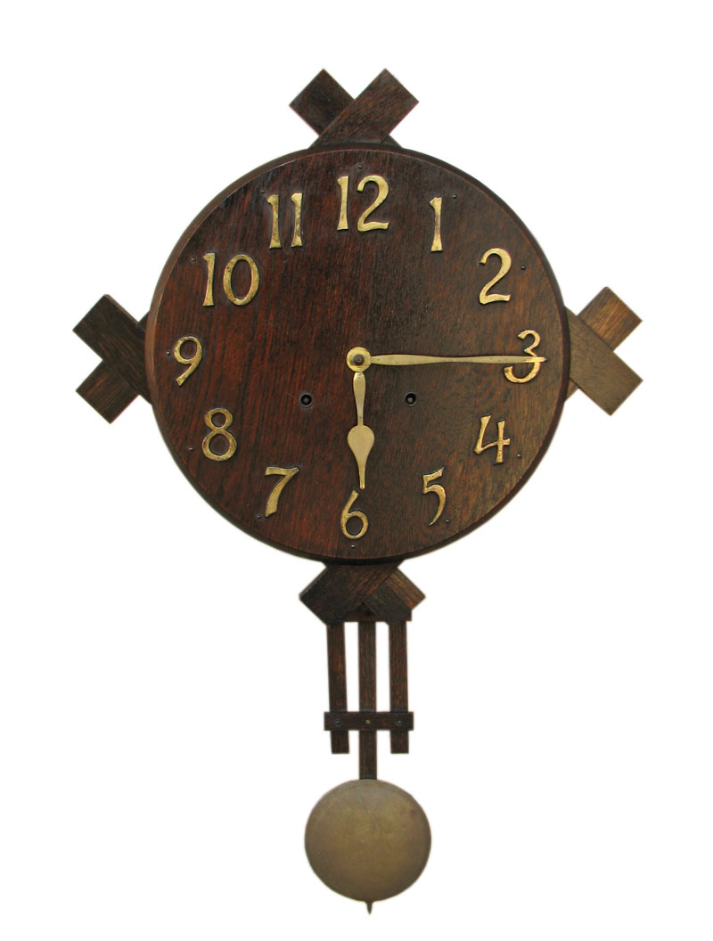 Arts & Crafts Wall Clock F9986 joenevo