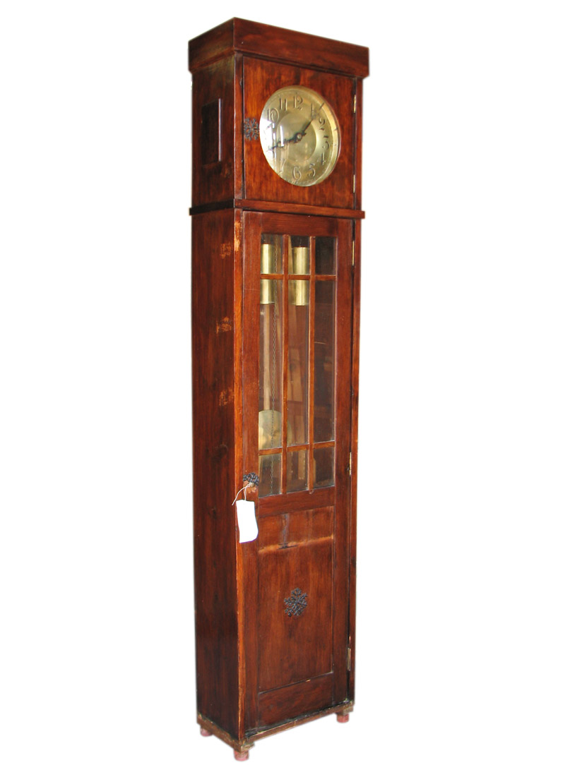 Primitive Grandfather Clock FF218 joenevo