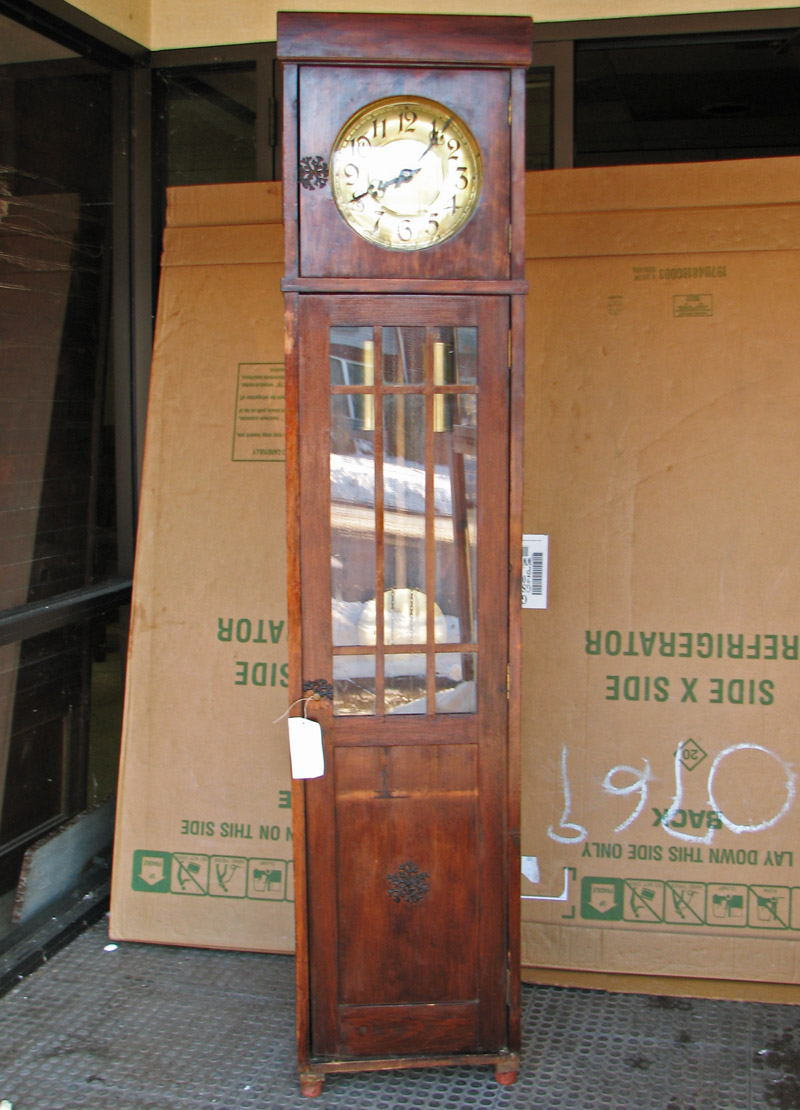 Primitive Grandfather Clock FF218 joenevo