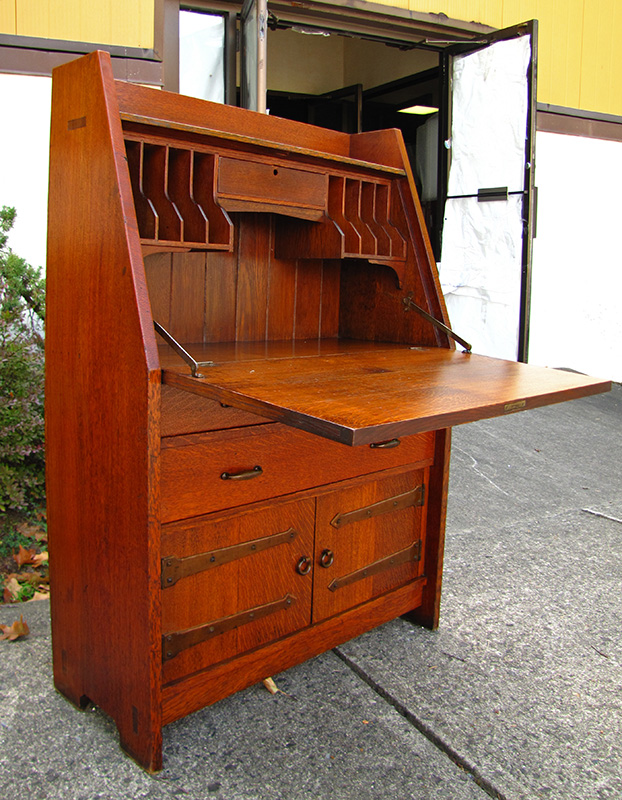 Gustav Stickley Drop Front Desk Gustav Stickley Drop Front Desk W1407 joenevo