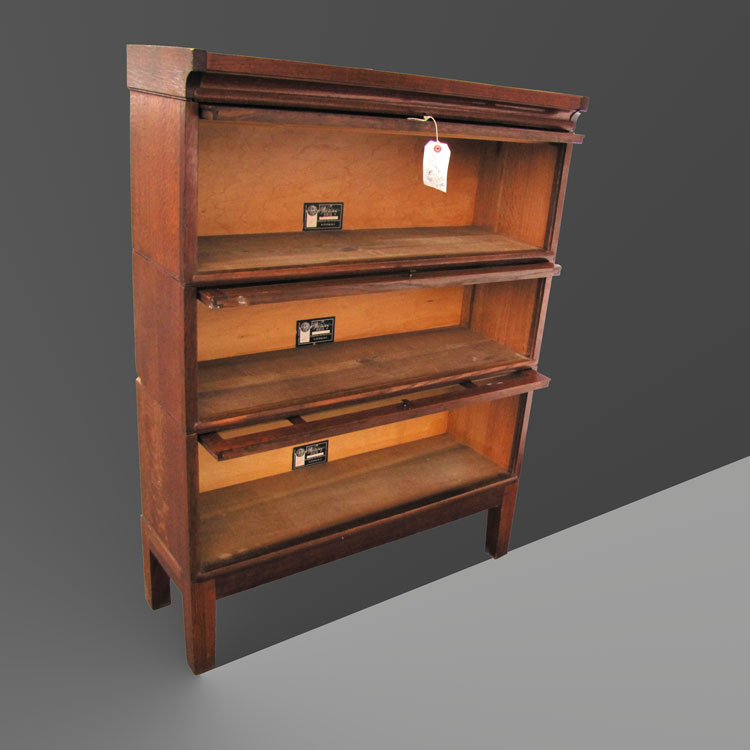 Superb Antique The Viking Arts And Crafts Barrister Bookcase w2099