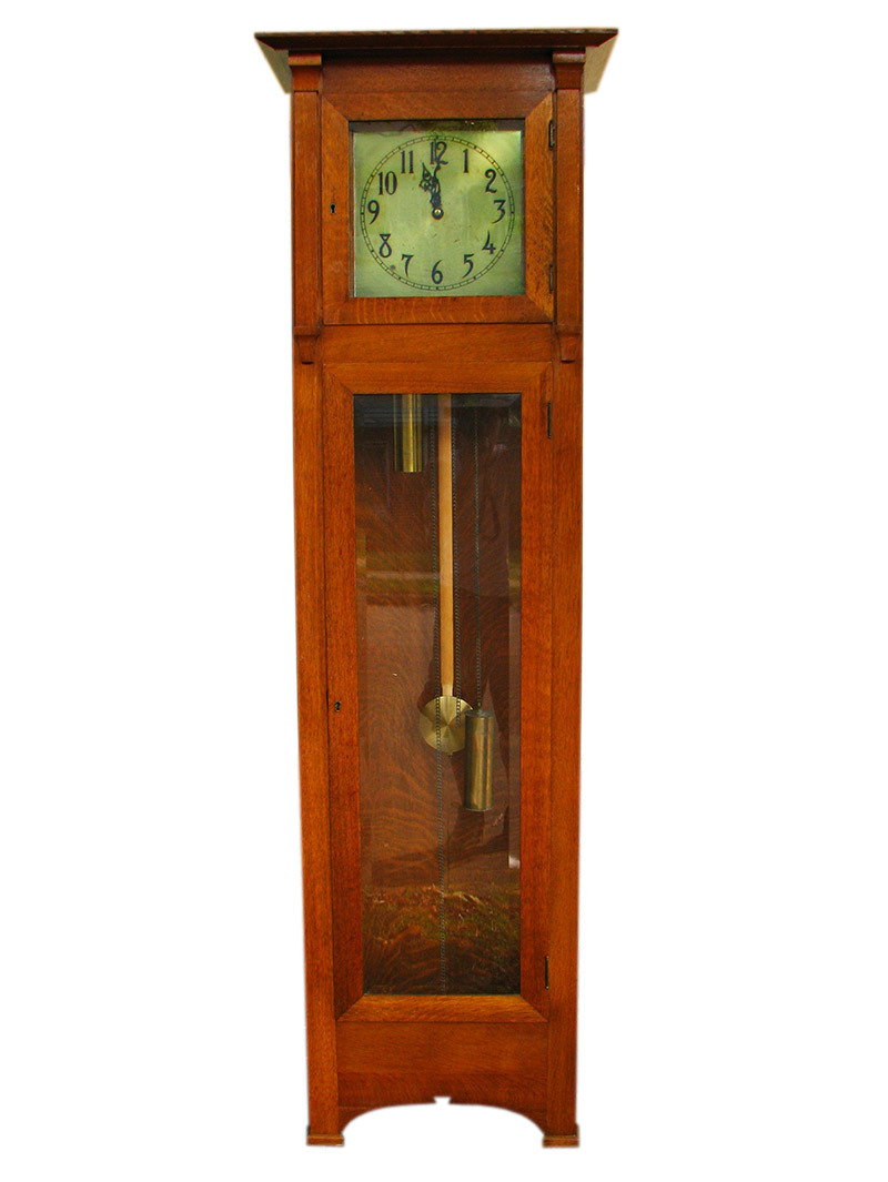 Arts & Crafts Grandfather Clock W947 joenevo