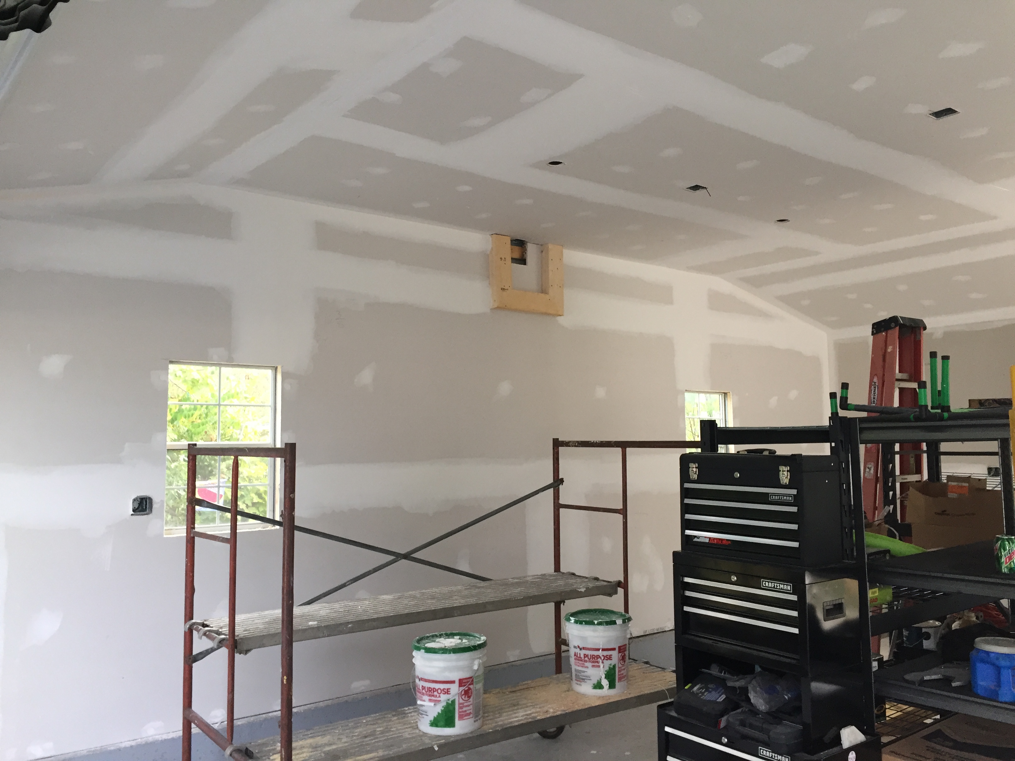 Garage Drywall Finished Joe Pearce's Home Page