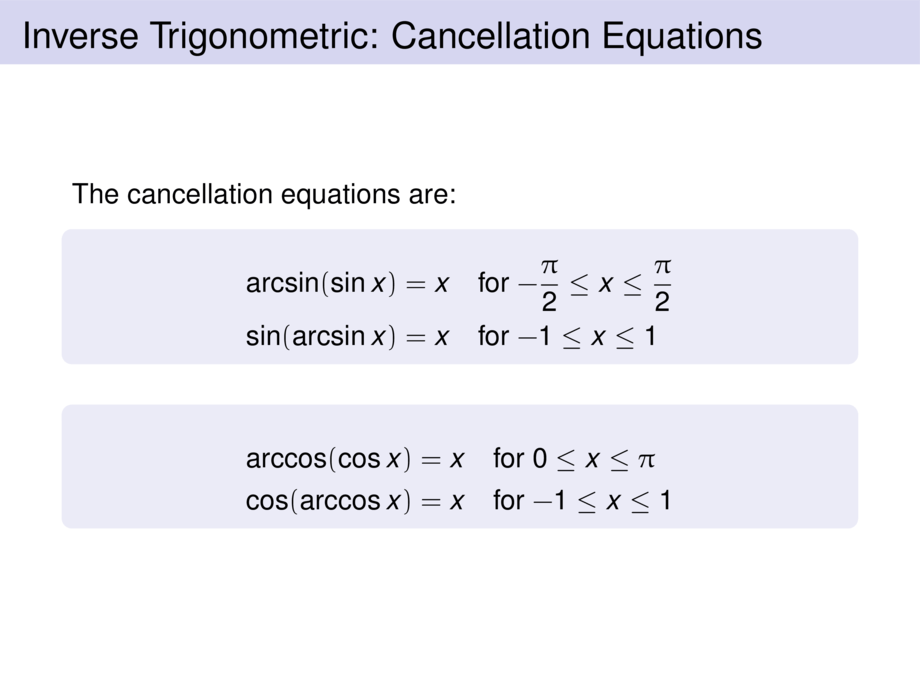 arcsin(sinx)