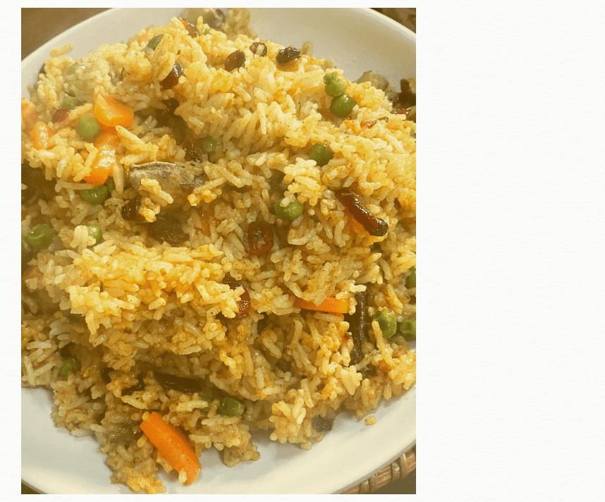 Indian Fried Rice Joe's Kitchen