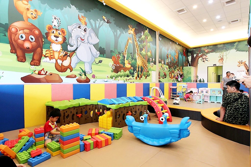 台中大里，童林村親子生活館，供義大利麵輕食早午餐，有抓週活動。