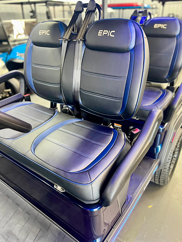 2025 Icon Epic E40fx Price 2025 EPIC E40FX Metallic Black Joe's Carts