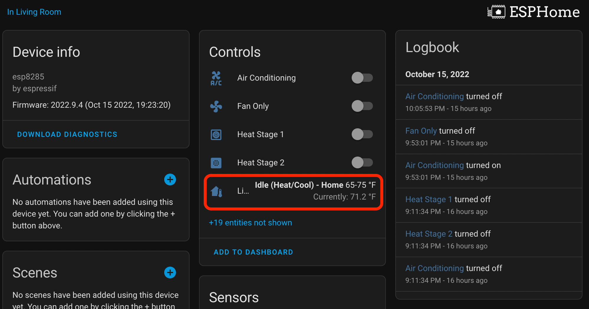 ESP8266 WiFi Smart Thermostat Powered by ESPHome and Home Assistant