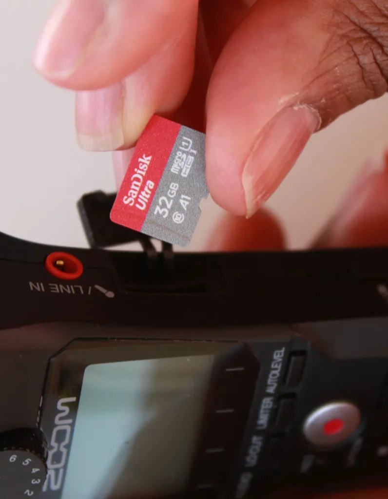 How to Format microSD card using Zoom H1n Jofranlu