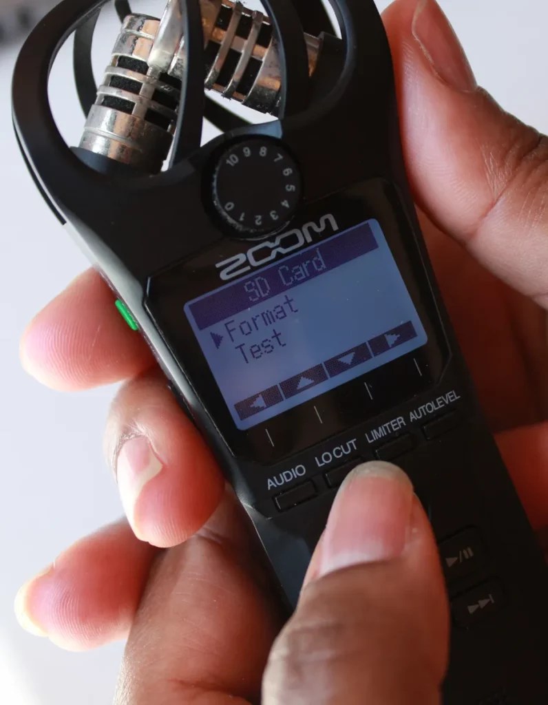 How to Format microSD card using Zoom H1n Jofranlu