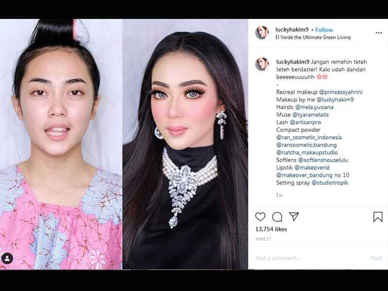 Viral Makeup Artist Asal Bandung Lucky Hakim, Dandani Model Berdaster