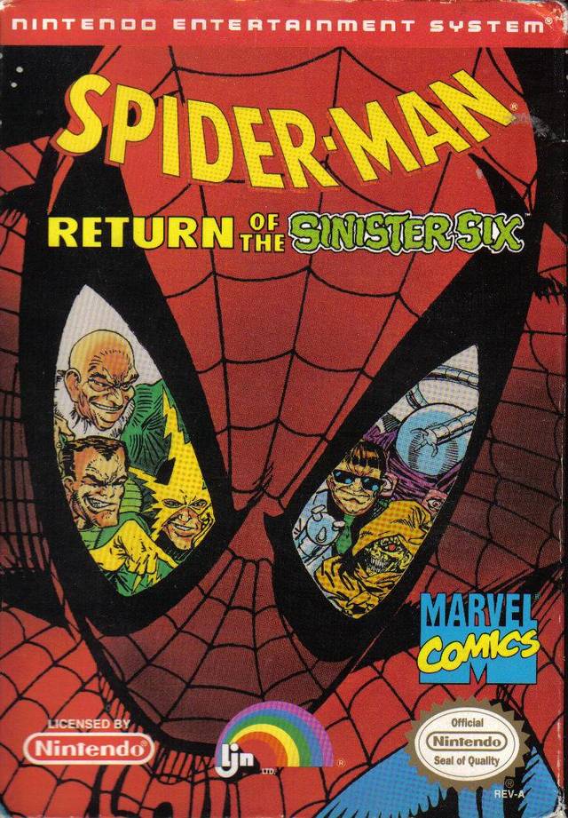 Jogo SpiderMan Return of the Sinister Six para NES Dicas, análise e