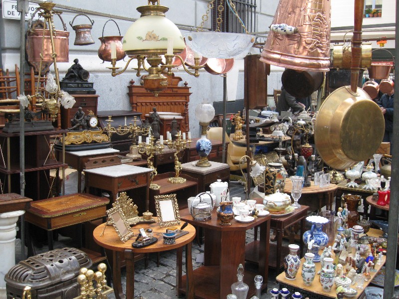 El Rastro Flea Market in Madrid Johanne Yakula From Times Past