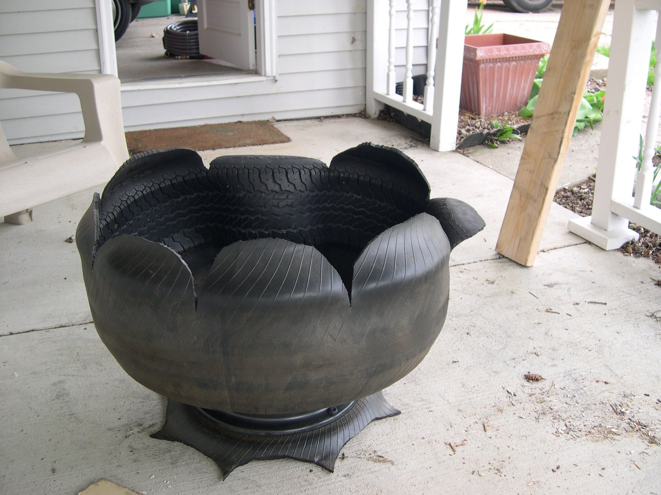 How To Make A Tire Planter