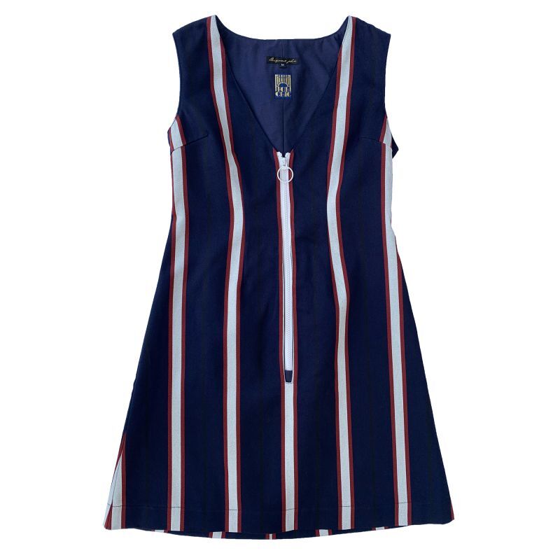 JUMPER SKIRT NAVY STRIPE｜WOMENS｜Original John ONLINE SHOP