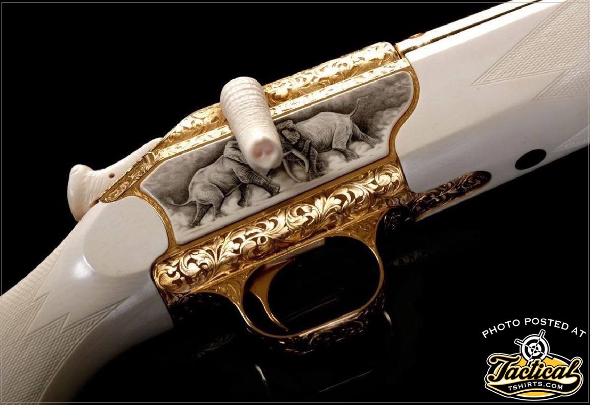 Ivory Stocked Rifle Gun Blog