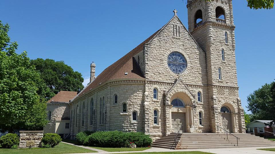 Sacred Heart Church Boone Iowa John A. Mallin