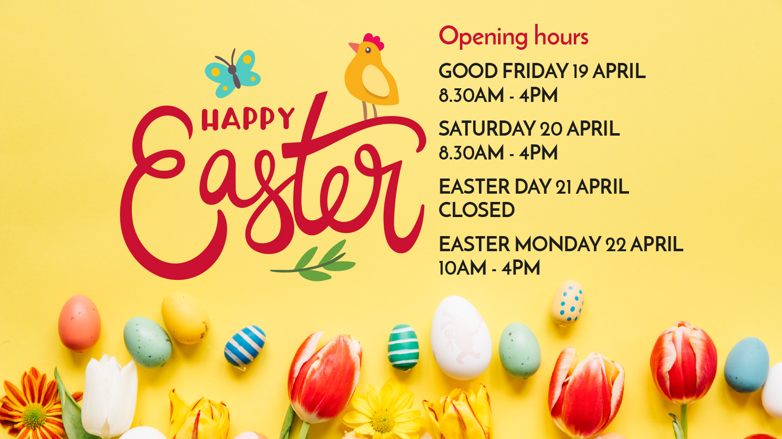 Easter Opening Times John Bright Fencing