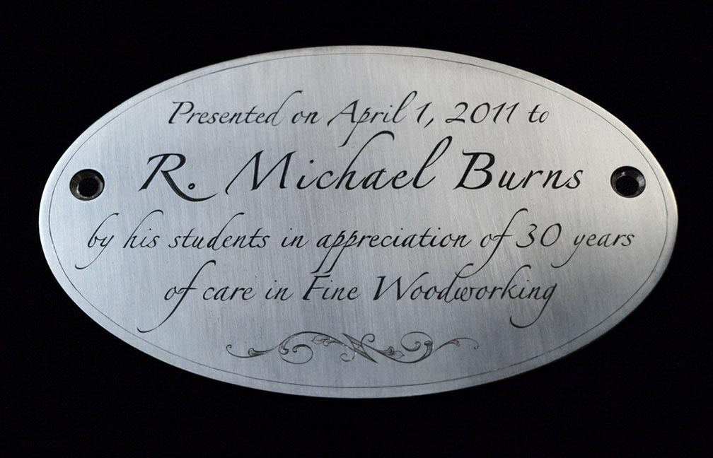 Plaque inscription John Cameron