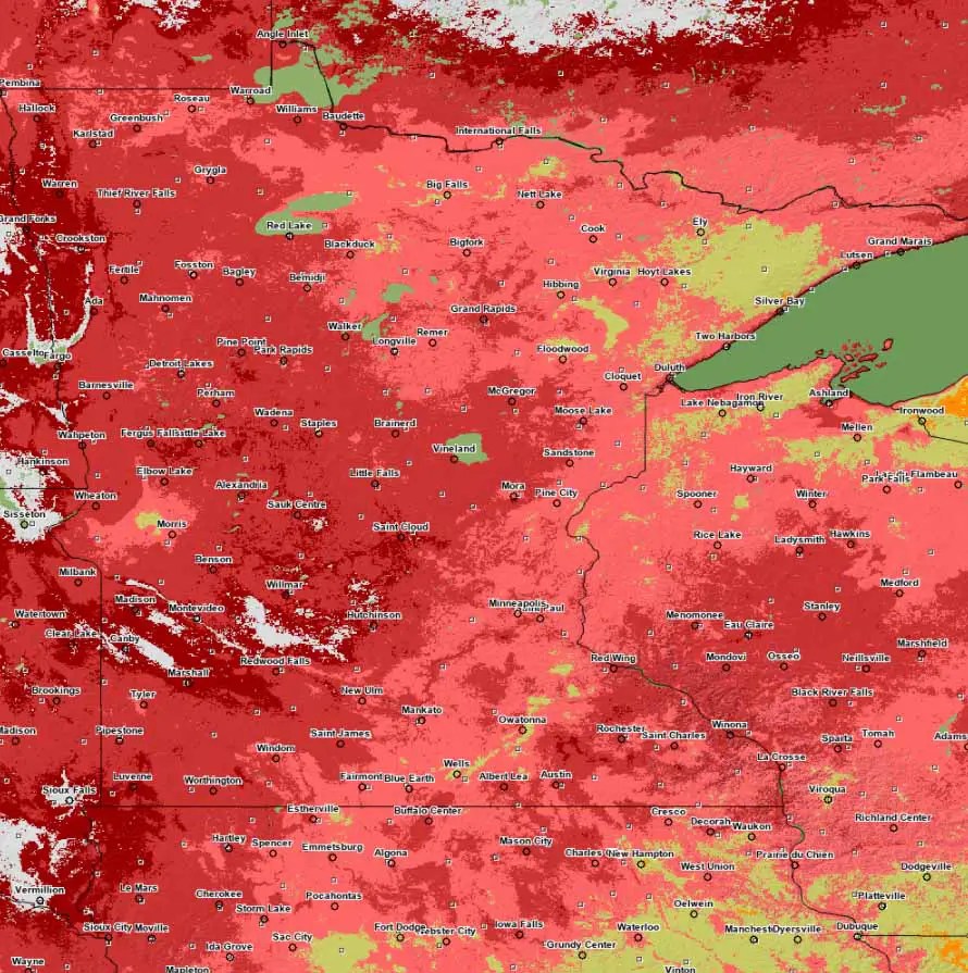 Minnesota Snow Cover