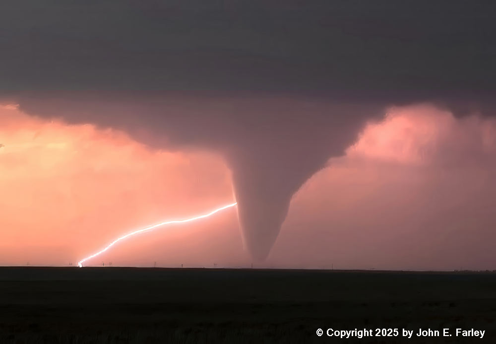 730735 Tornado very large and takes on appearance of