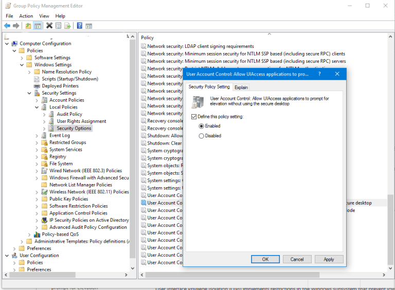 Microsoft Remote Assistance UAC