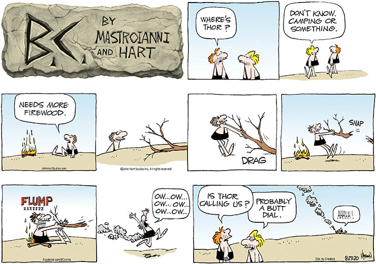 Sunday August 23, 2020 B.C. Comic Strip