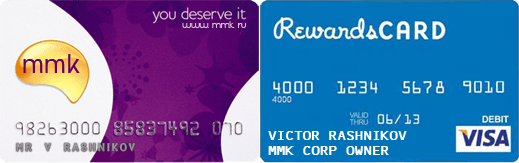 Dances With Bears » MMK LOYALTY CARD VLADIMIR PUTIN GIVES VICTOR