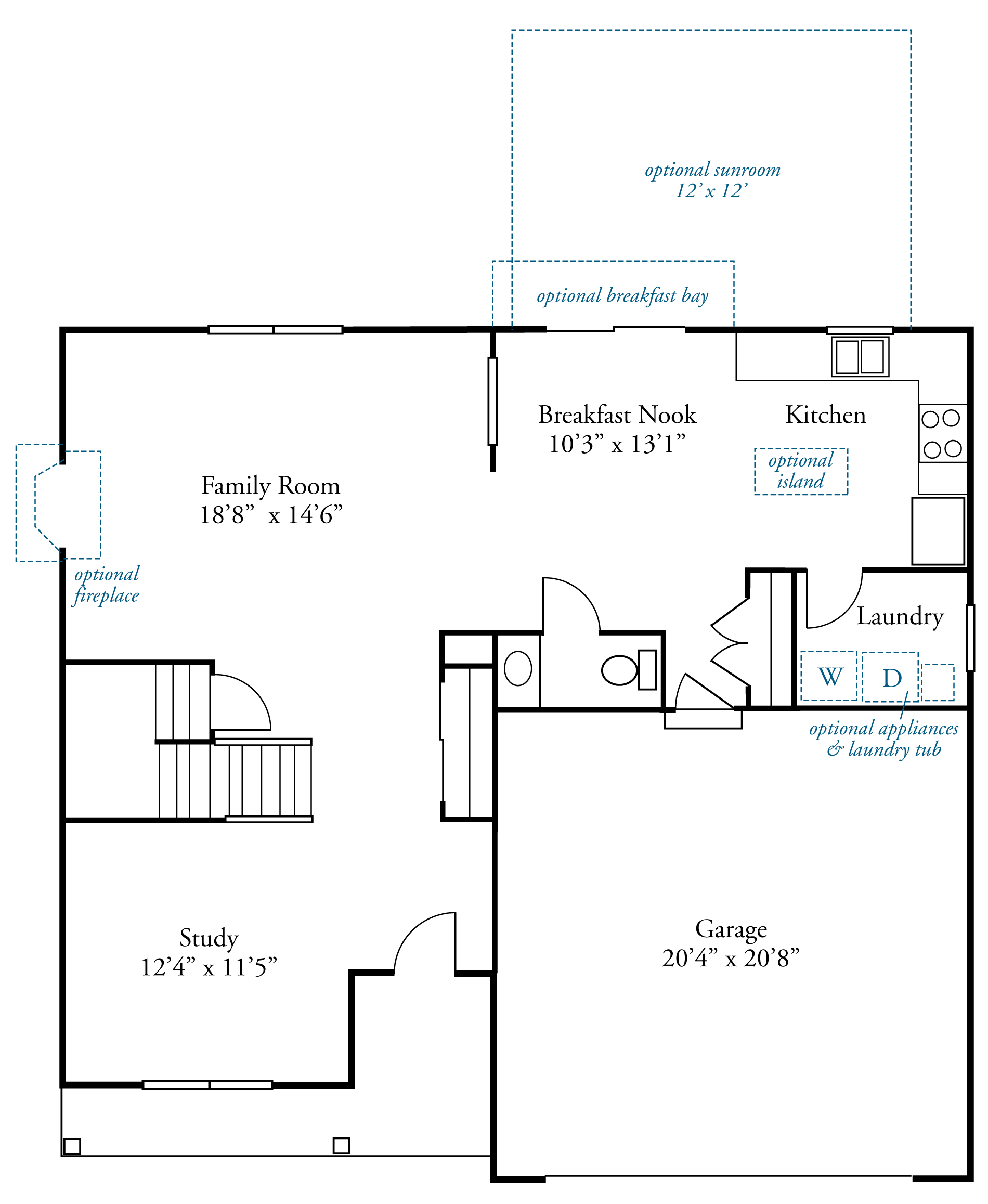 John Henry Homes The Augusta II 2 Story Home Design John Henry Homes
