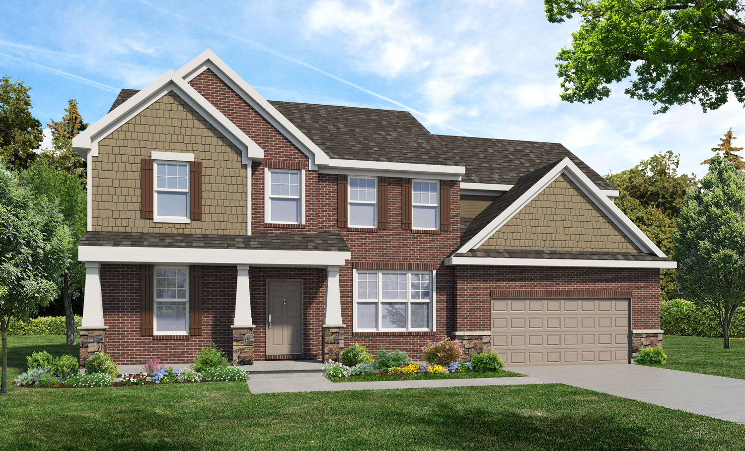 John Henry Homes The Peyton 2 Story Home Design John Henry Homes