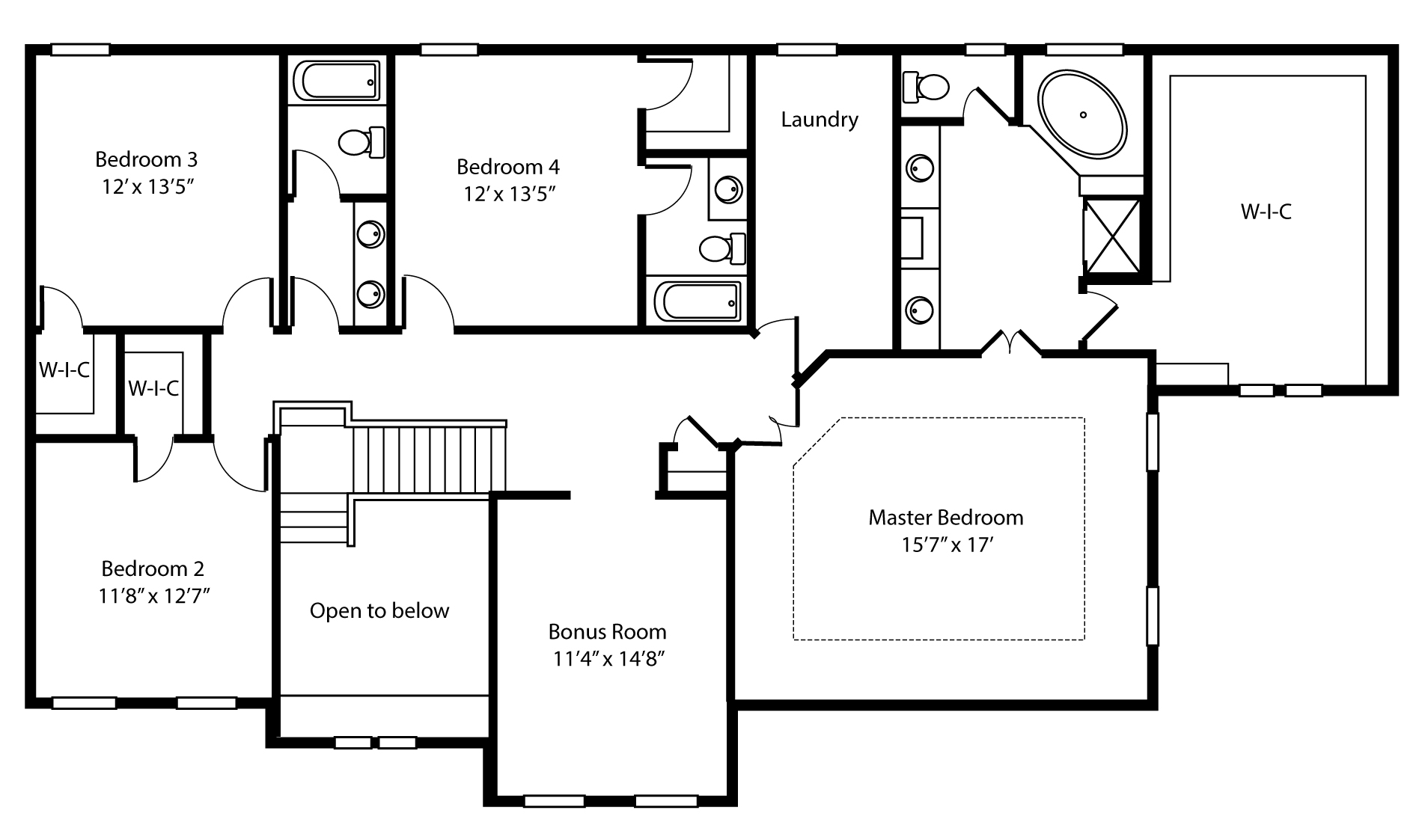 Providence_FloorPlans_Updated2ndfloor John Henry Homes John Henry Homes