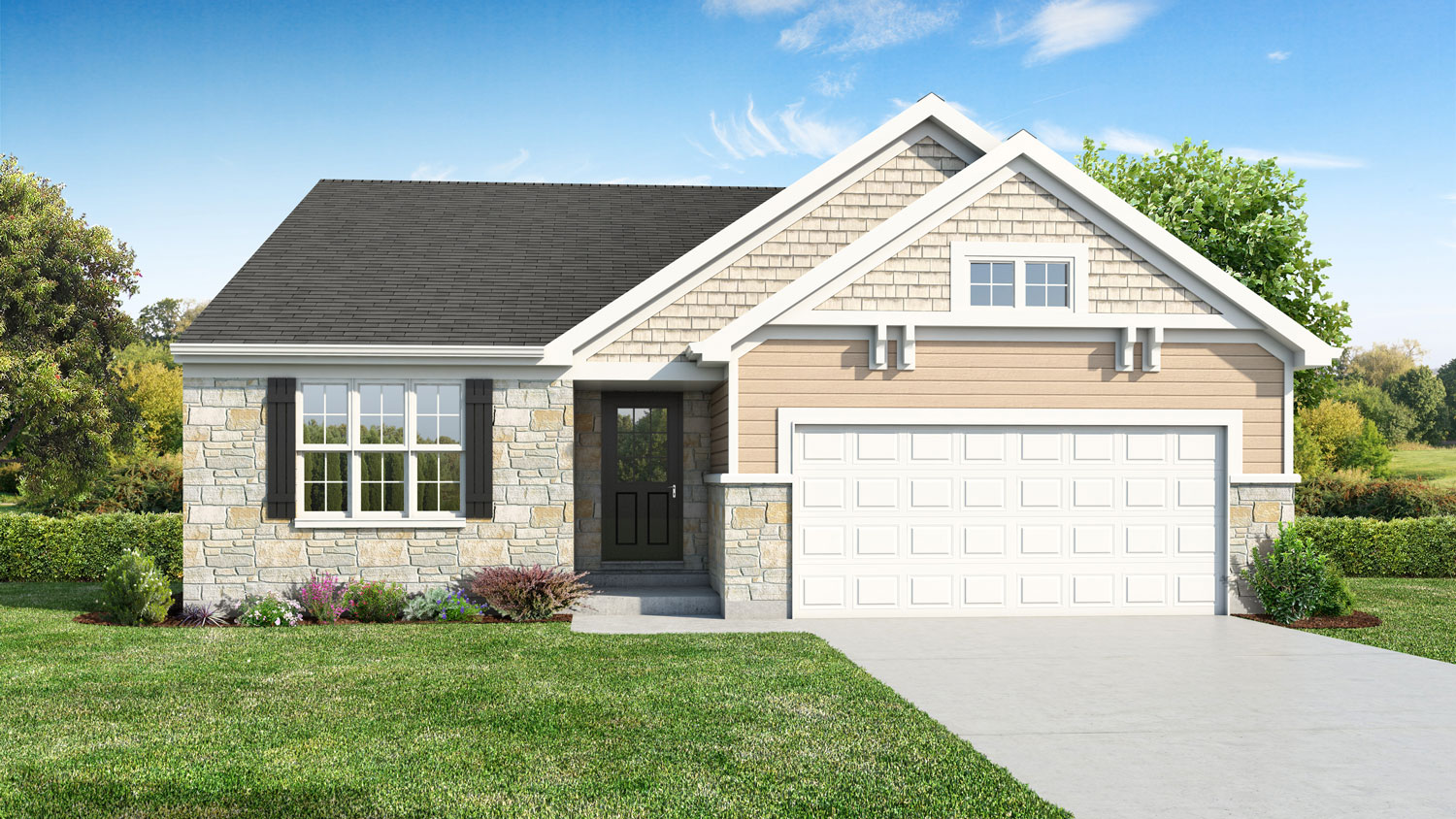 John Henry Homes The Saratoga Ranch Home Design John Henry Homes