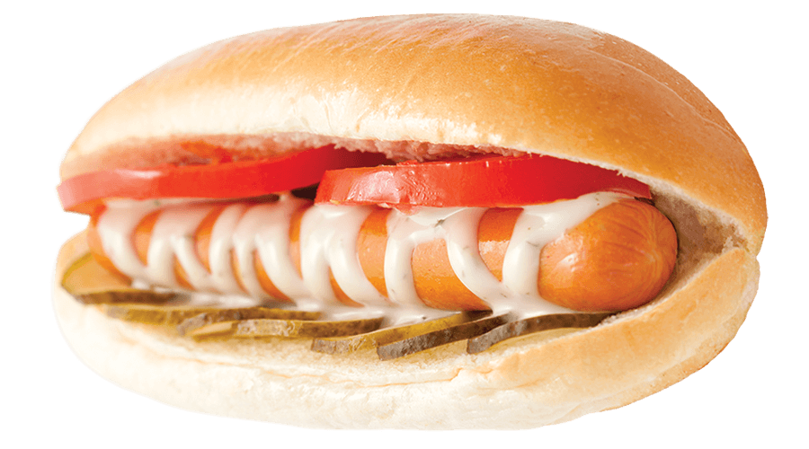 blue cheese dog Johnie Hot Dog