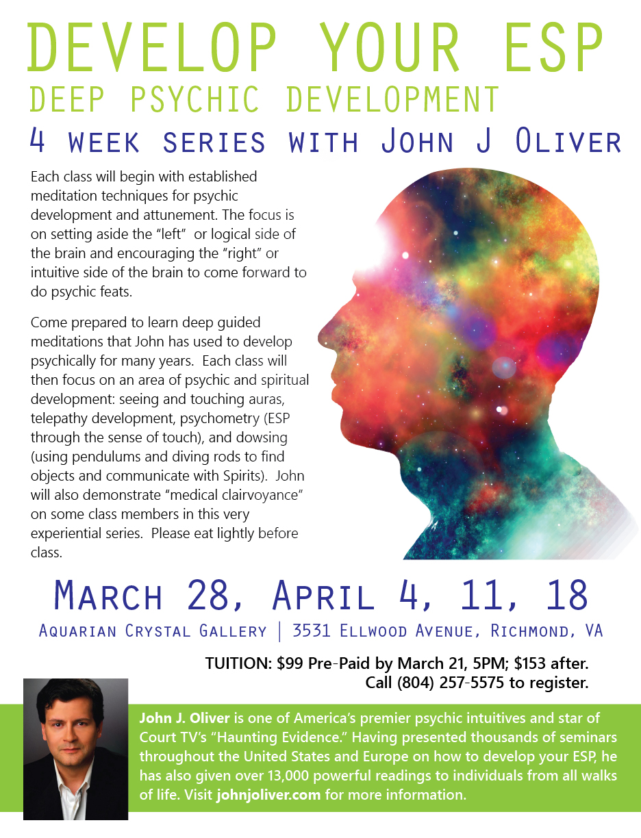 Develop Your ESP with John J Oliver John J Oliver Professional