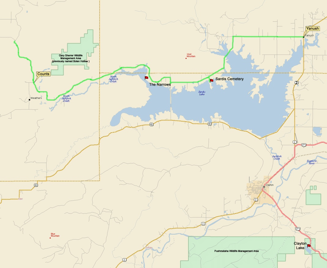 A Guide to Birding in Oklahoma ClaytonSardis Area