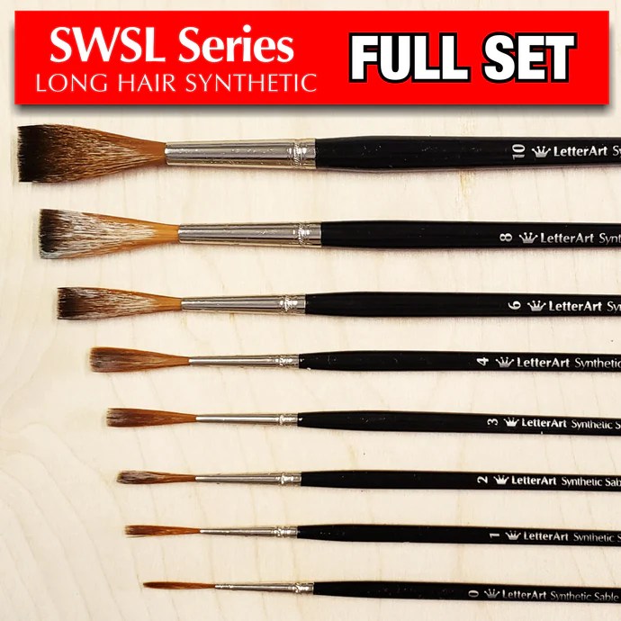 SIGN PAINTING BRUSH SETS John King Letter Art