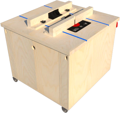 Double Woodworking Router Table Plan - John Malecki - Woodworking, DIY