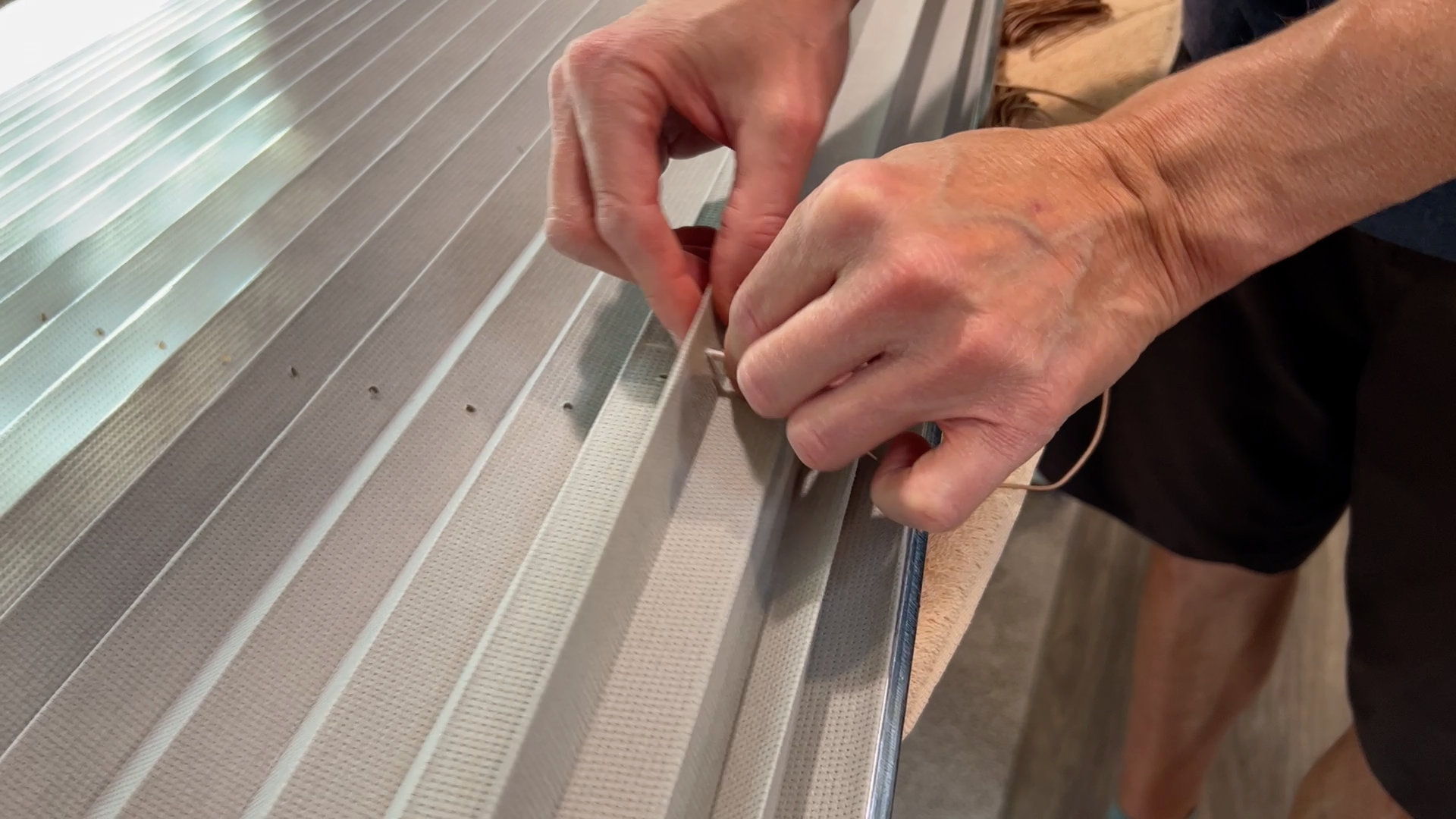 RV Large Window Shade Repair John Marucci On The Road