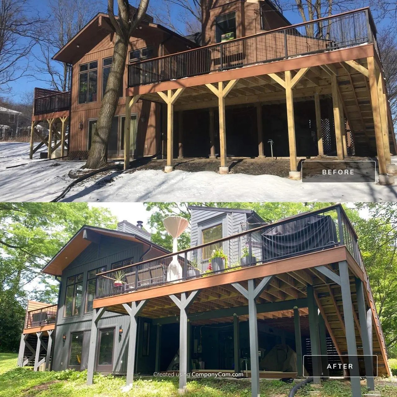 Ann Arbor Home with Failing Cedar Siding Gets New Siding & More