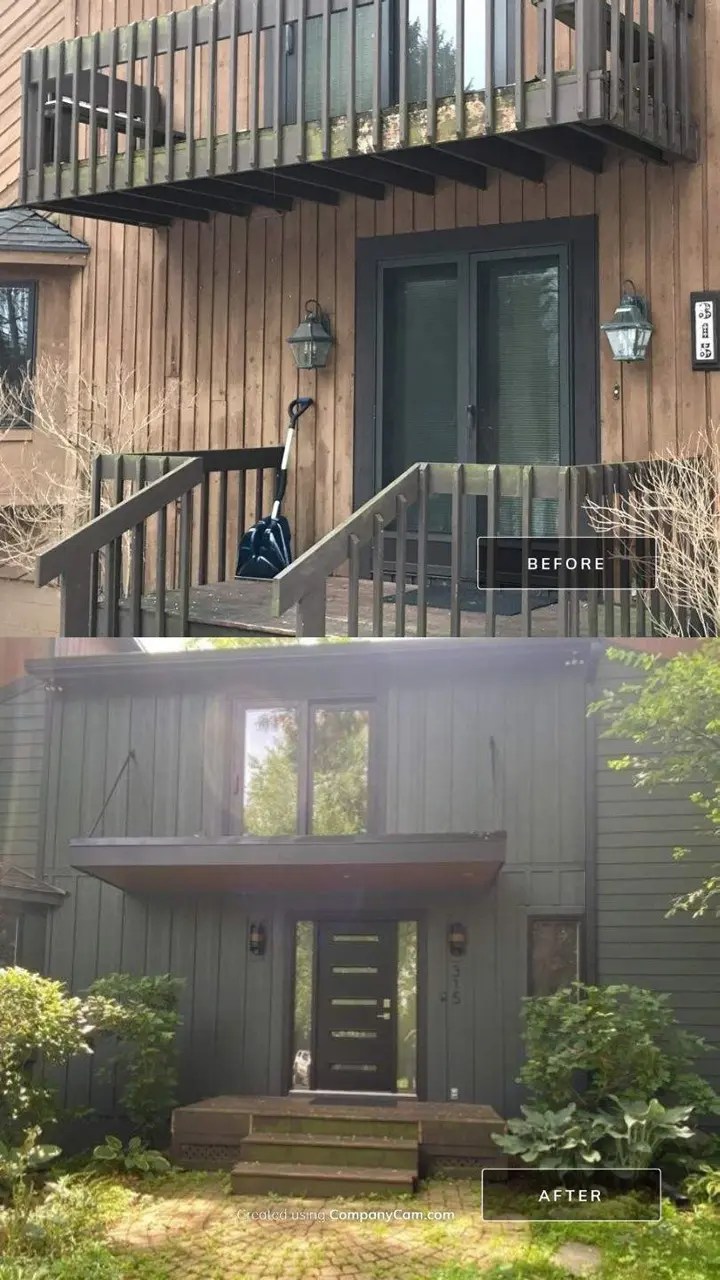 Ann Arbor Home with Failing Cedar Siding Gets New Siding & More