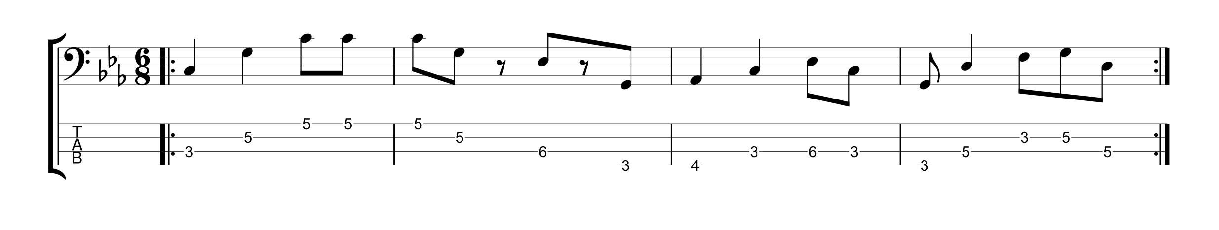 6/8 Time Signature Bass Grooves Bass Practice Diary 13 Johnny Cox Music