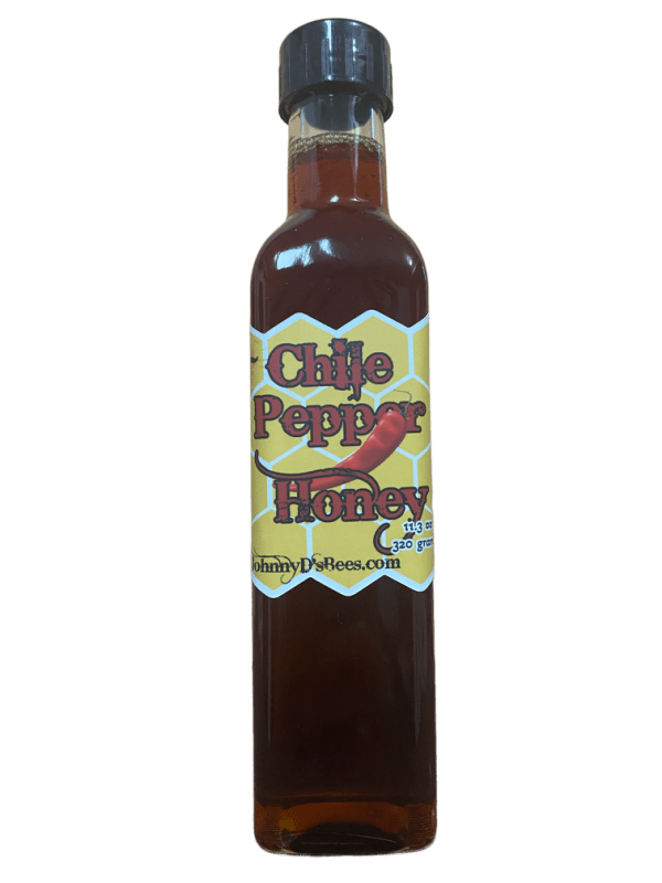 Chile Pepper Honey11.3oz Johnny D's Bees