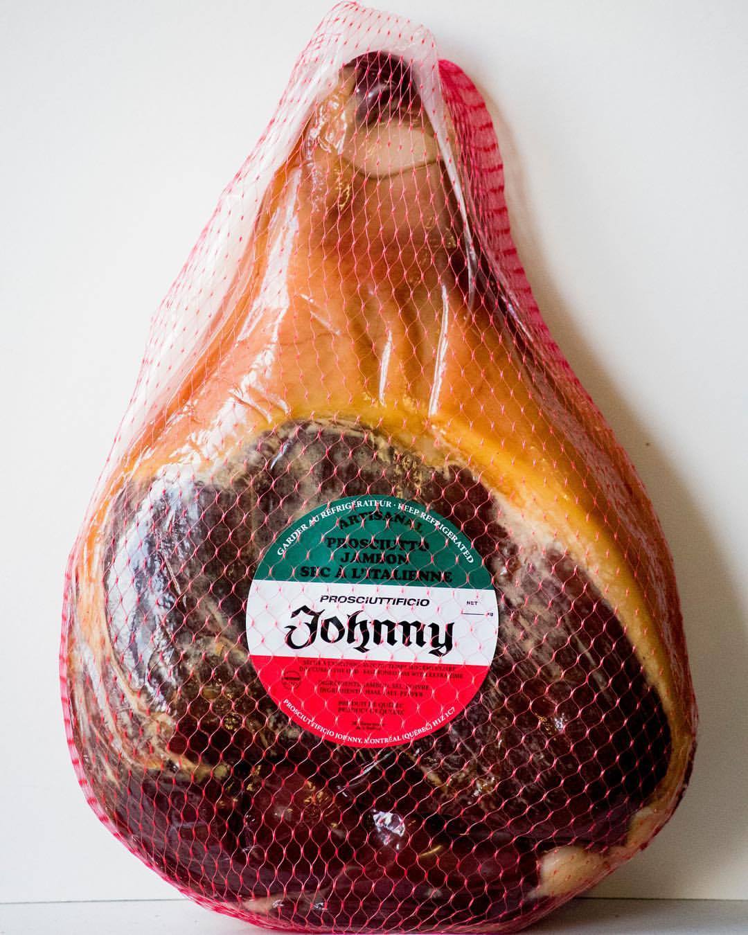 Entier Désossé Prosciutto Crudo Couper en Morceaux Johnny Prosciutto