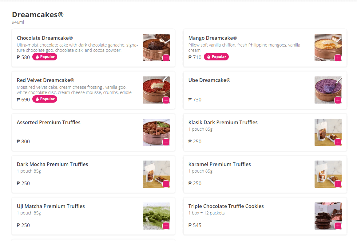 Le Sucre Lab Chocolates Menu Prices Philippines 2023 ( Updated in