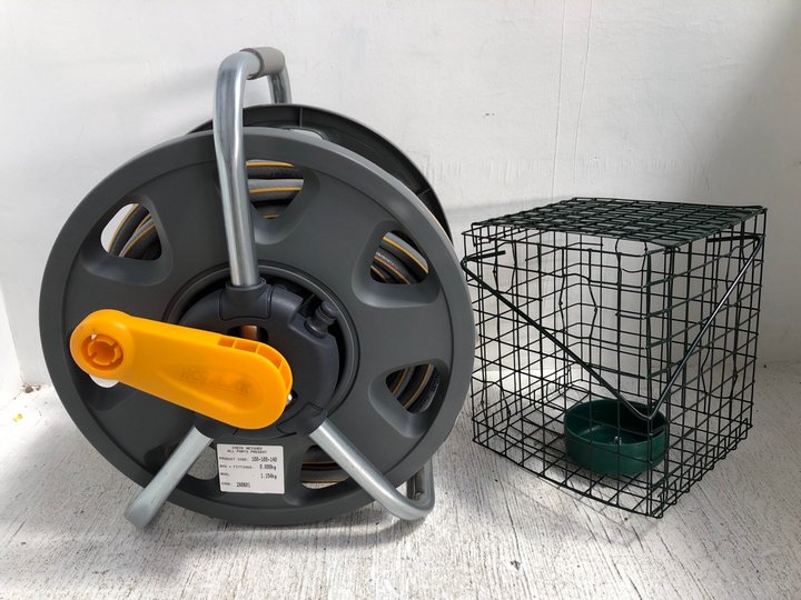 John Pye Auctions HOZELOCK PORTABLE HOSE & REEL TO INCLUDE CUBE