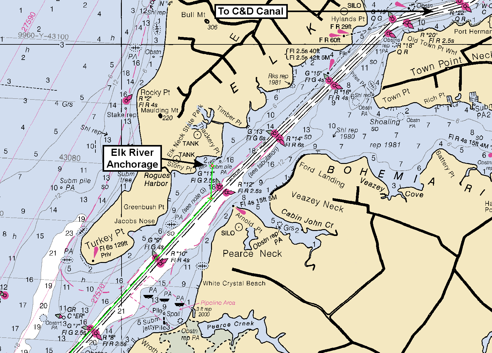 Sailing To New York City, Sailing Up The Bay, Elk River