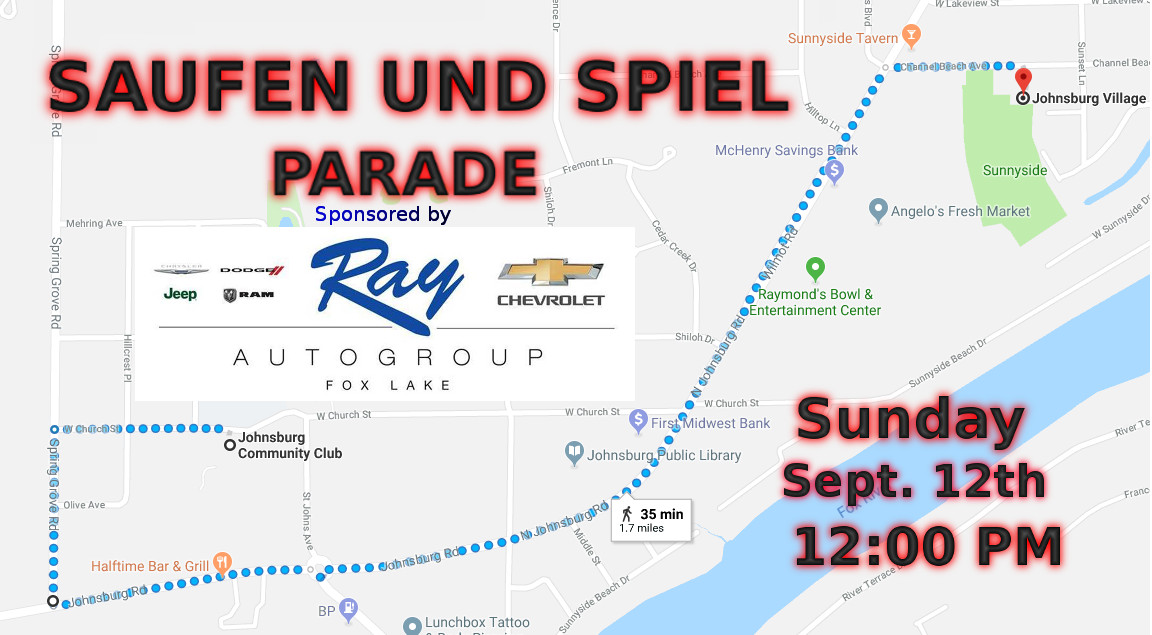 Saufen und Spiel Johnsburg Community Club Banquet Rental