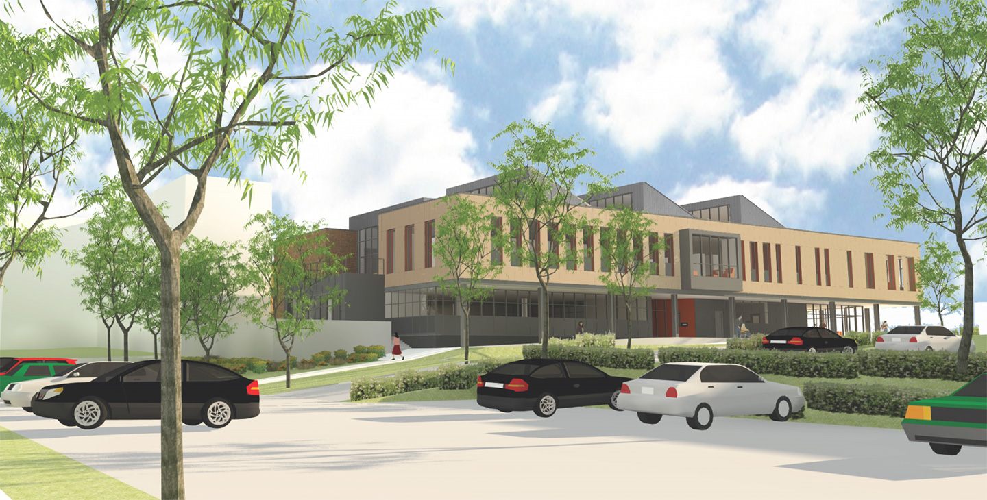 Greenfield Public Library in Design Development Johnson Roberts